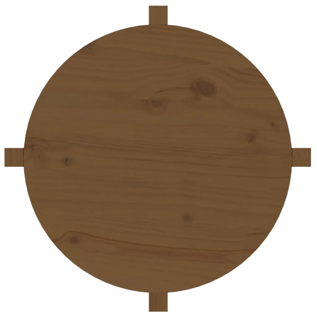 Tavolino da salotto | Tavolino da caff¨¨ | Tavolino da Soggiorno Ambra ? 62,5x45cm in Legno Massello di Pino