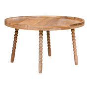 Tavolino Jammu, Marrone, Legno, 60x60x35 cm
