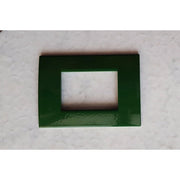 Trade Shop - Placca Placche Placchete Compatibili Living Light In Abs 3 4 7 Posti Colorate - Verde -4 Fori     -