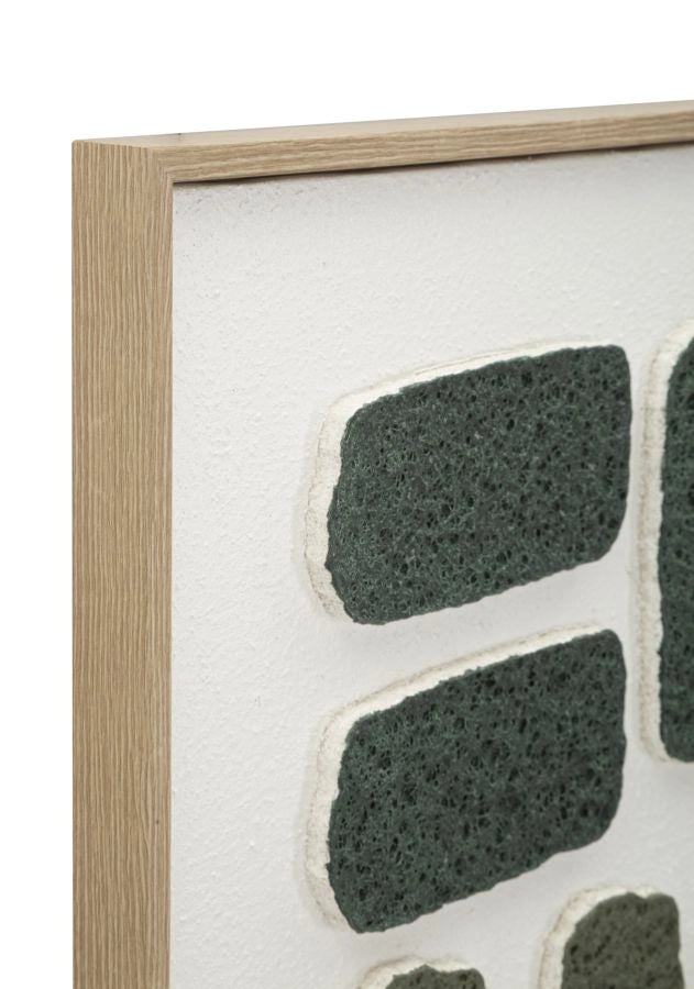 Dipinto su Tela 3d con Cornice 60x2,9x80 cm in Pino e Tela e Plastica