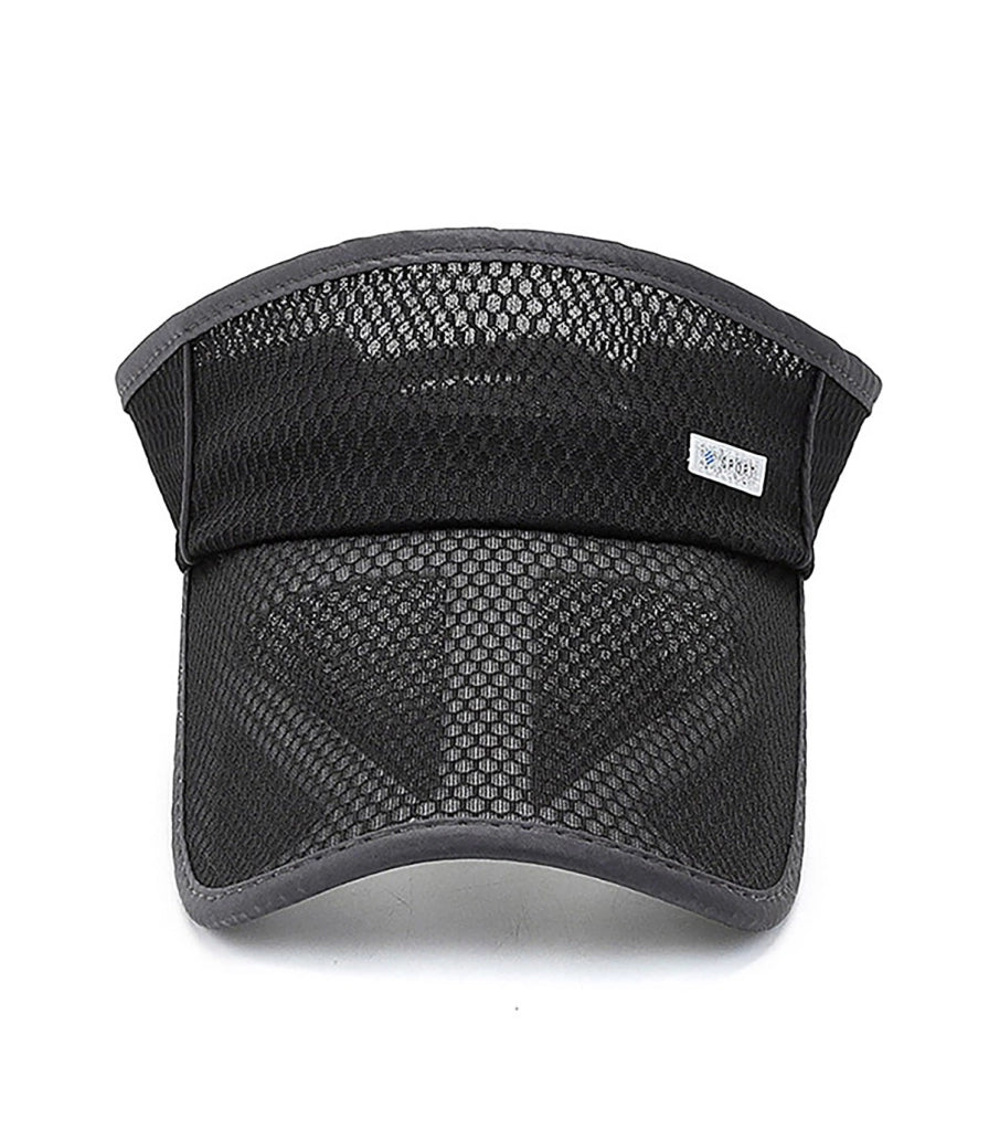 VISIERA - SPORT MODERN | Protezione Solare Unisex | Visiera Larga Rinforzata | Rete Ventilata | Regolazione Elastica, Chiusura