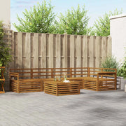 Set di divani da esterno 6 pcs Naturale