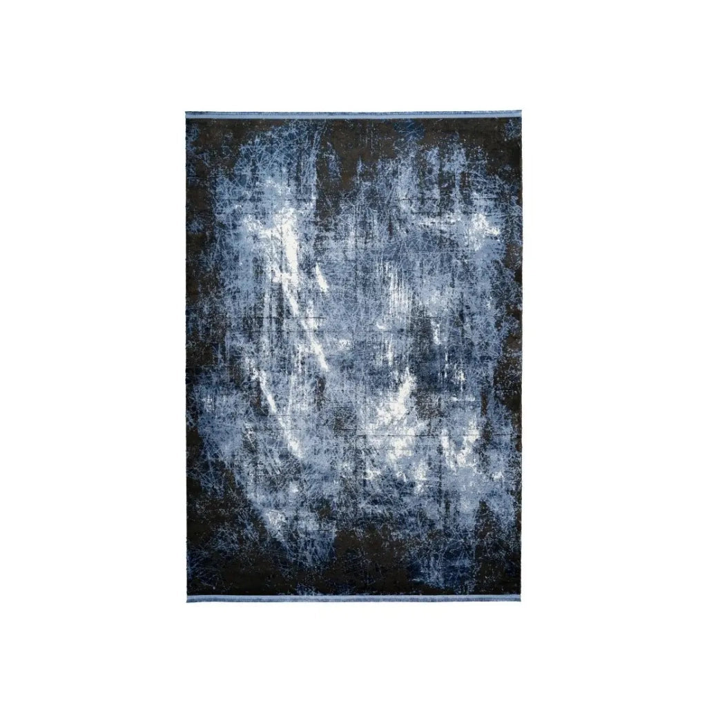 Tappeto 150x80cm, design E409E colore blu - Comfort ed eleganza per il tuo interno