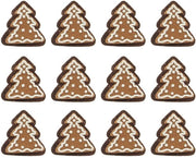 Set di adesivi per natale 12 pezzi - adesivi per velluto - decorazioni natalizie - adesivi per biscotti - adesivi per attaccare - dimensioni 4x5 cm - adesivi natalizi