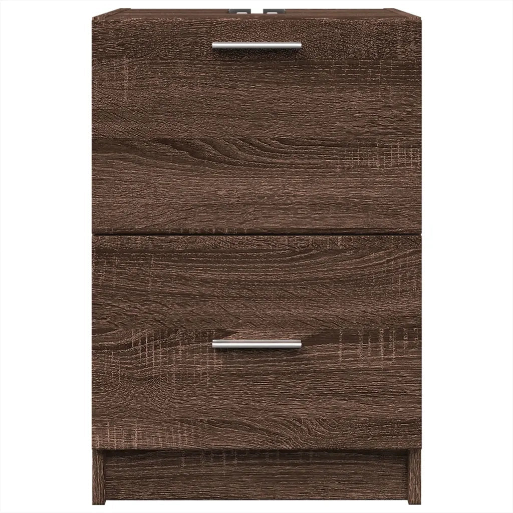 Mobile Lavabo Rovere Marrone 40x37x59 cm in Truciolare