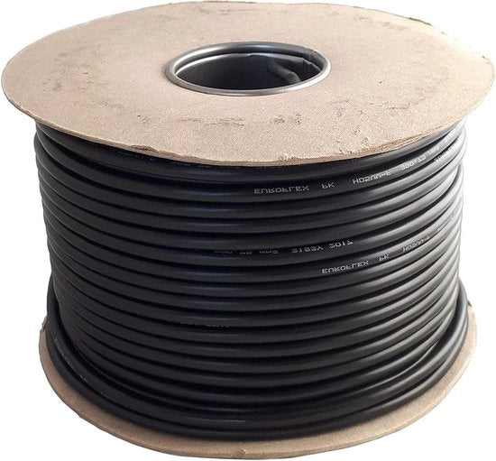 Cavo flexibile a 2 conduttori neri 0,75 mm 1 m - progetto DIY - cavo elettrico