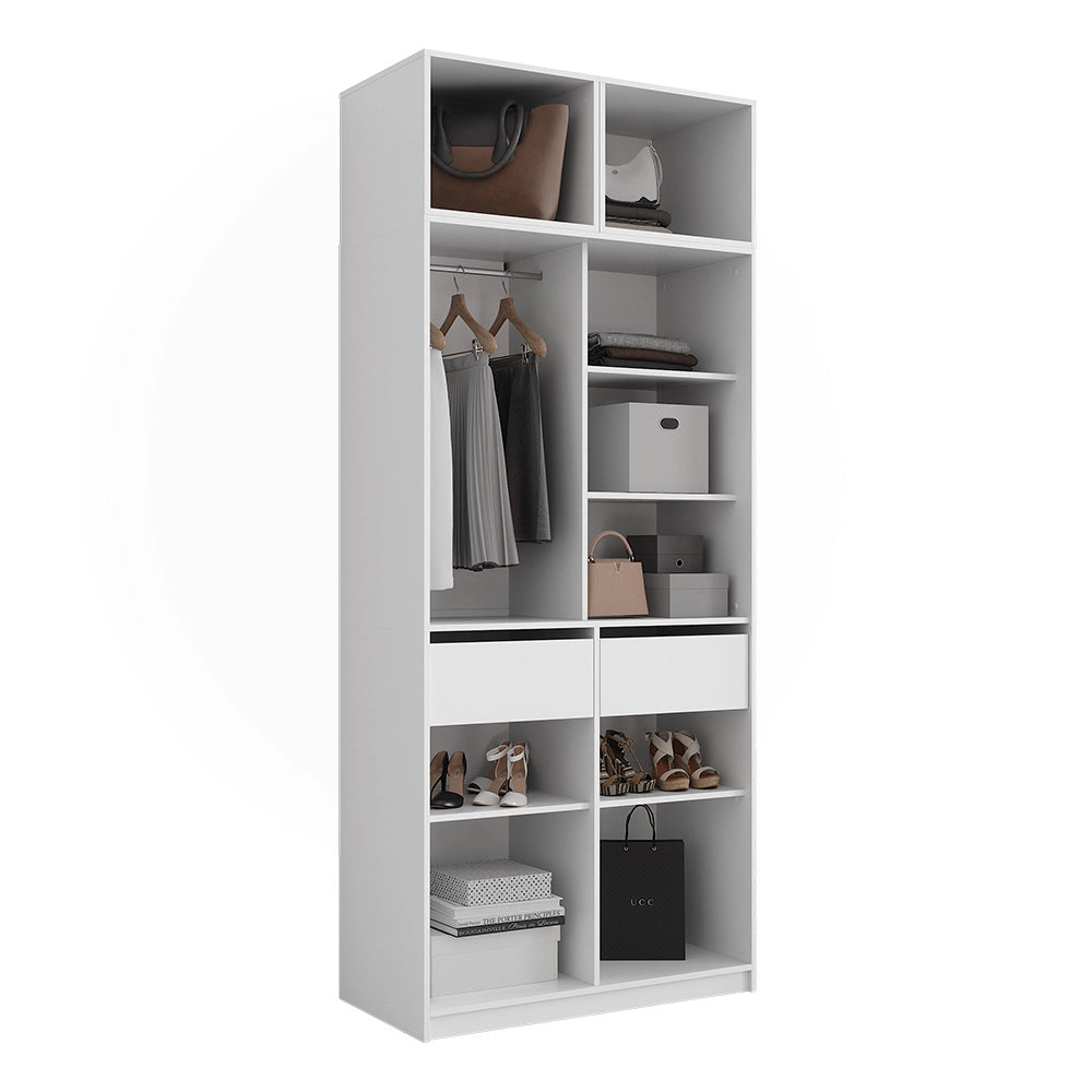Armadio Elmo Bianco 50 x 40 cm Set di 3 Vicco