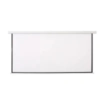 Schermo per Proiettore 120 Pollici Formato 4:3 Regolabile con Telecomando, Schermo di Proiezione Motorizzato Compatto, Installazione a Parete o Soffitto, 244x183 cm, Bianco