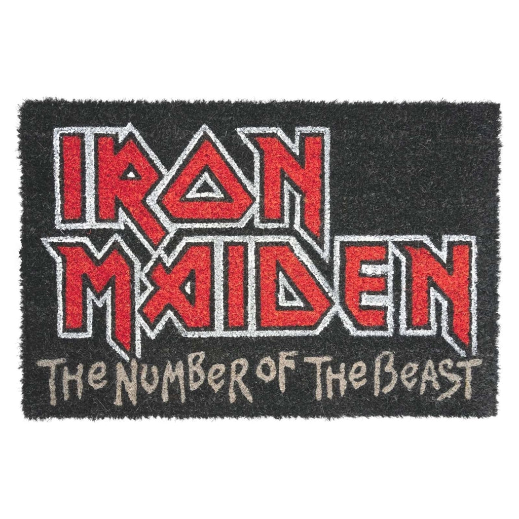 Zerbinetto Decorativo Iron Maiden The Number of the Beast Antiscivolo Nero / Rosso Inny