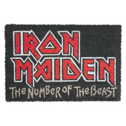 Zerbinetto Decorativo Iron Maiden The Number of the Beast Antiscivolo Nero / Rosso Inny