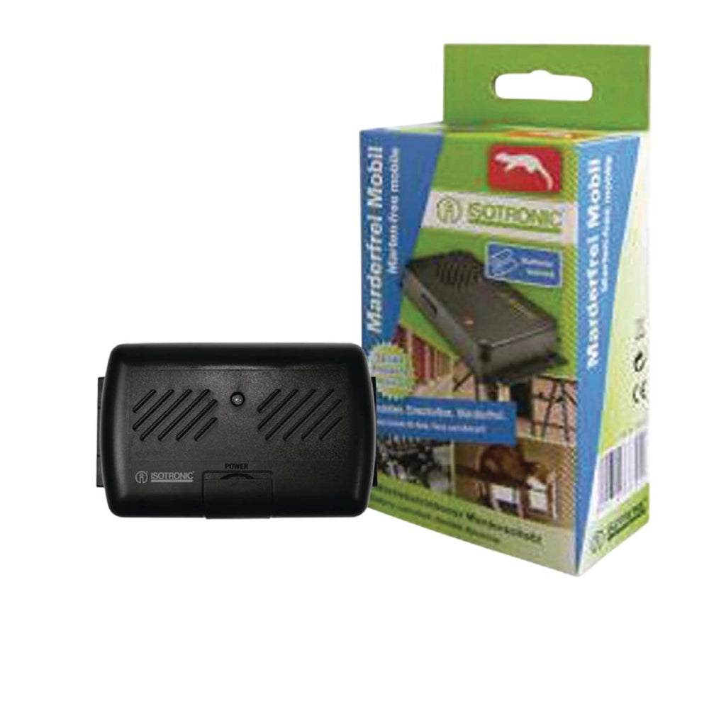 Compatto senza fili ad ultrasuoni Martora Repeller 78dB 12kHz Nero Isotronic