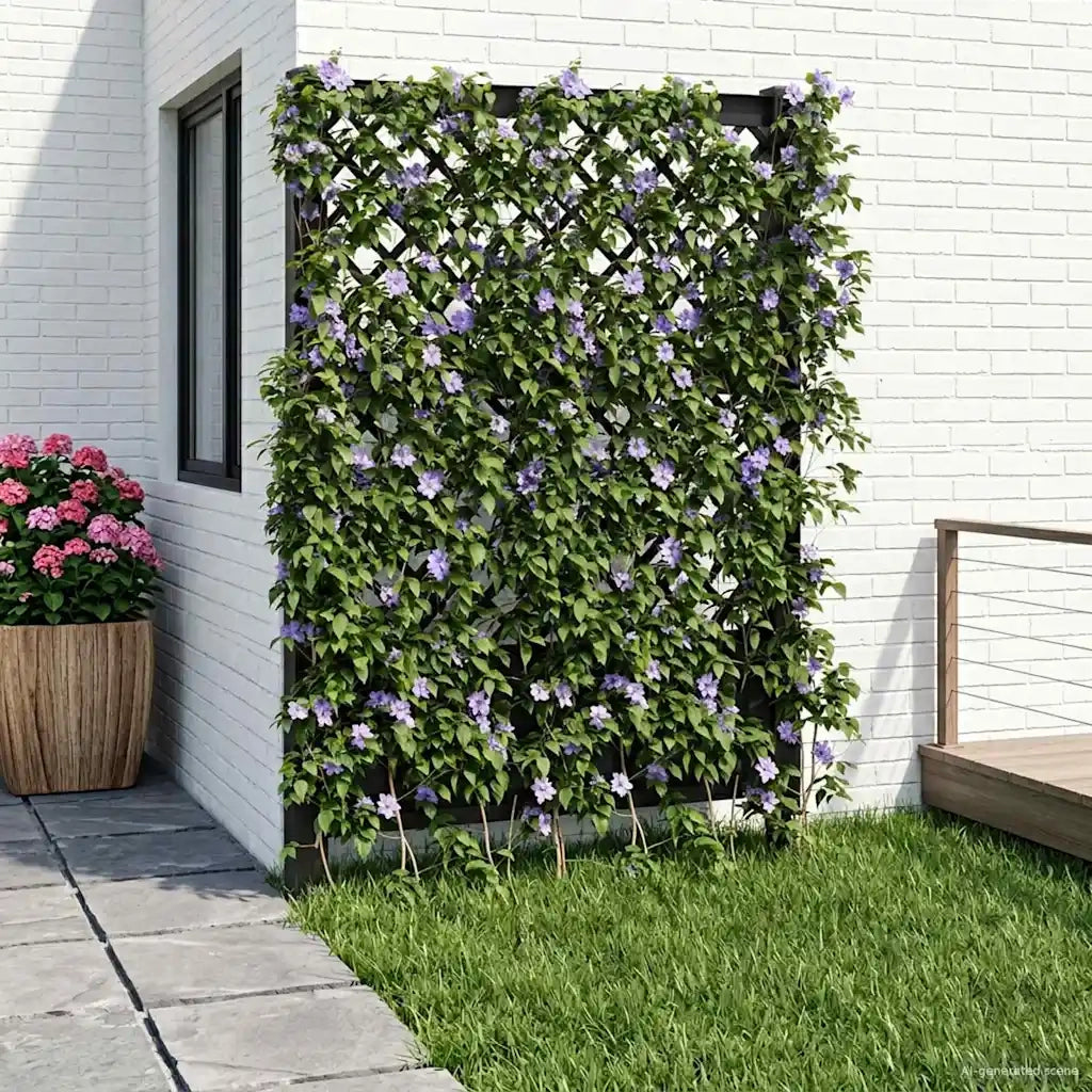 Trellis con Punta Antracite 99 x 6 x 165 cm PP 42041745