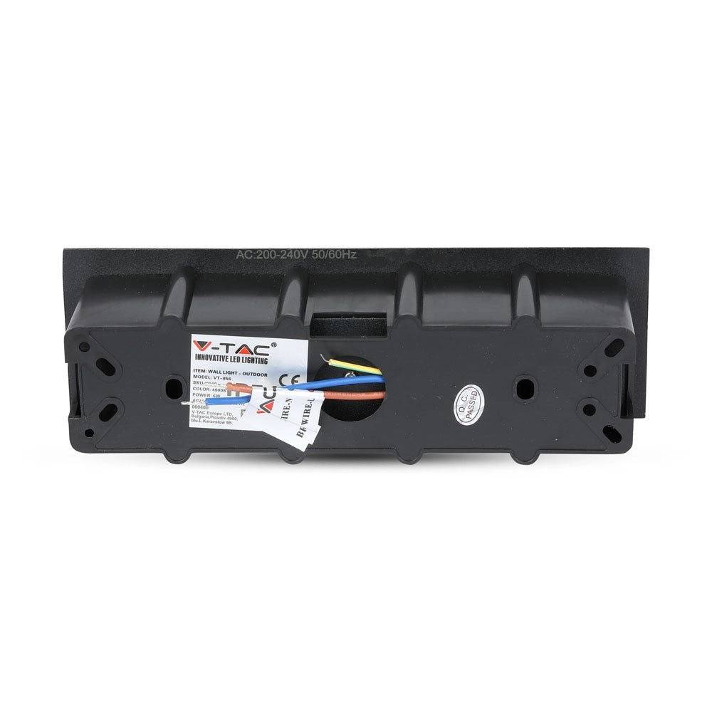 Applique per Scale LED 6W Corpo Nero 3000K 240lm – V-TAC