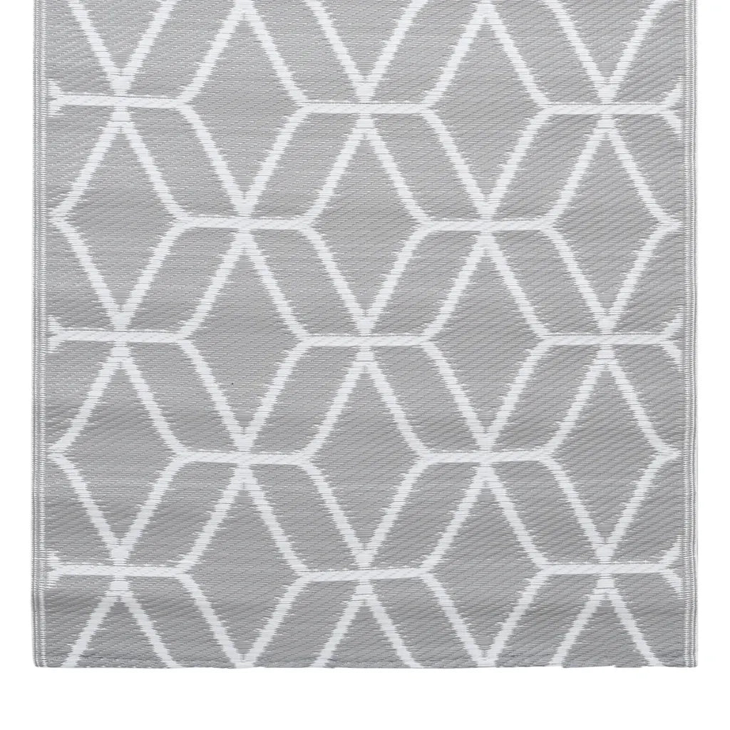 Tappeto da Esterni ARAKIL Grigio 120x180 cm in PP CFW5763815
