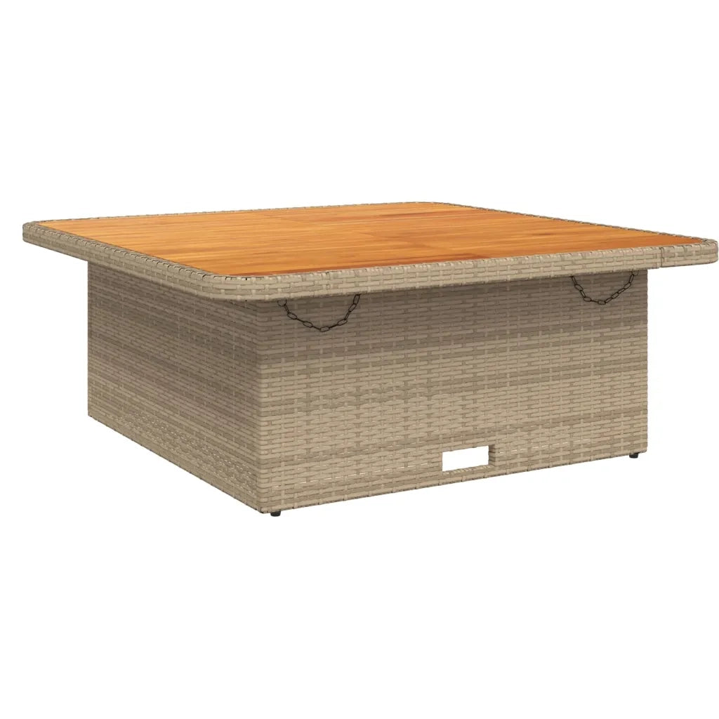 vidaXL Set Divano da Giardino 3 pz con Cuscini Beige in Polyrattan