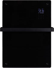 Pannello infrarosso - 67,1x43,8cm - IP24 - 800W - Wi-Fi - maniglia verticale - nero opaco metallo/vetro