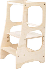 Trapezio di apprendimento per bambini - Regolabile in altezza con protezione di inclinazione - Massima sicurezza - Aiuto cucina e leva di apprendimento - Dalla età di 1 anno