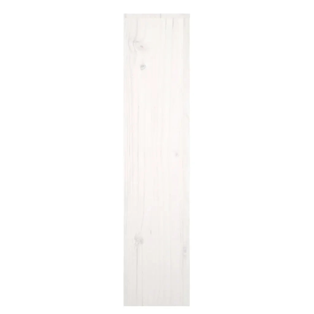 Copertura Termosifone Bianca 153x19x84 cm Legno Massello Pino 822577