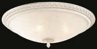 Plafoniera Ceiling & Wall in Metallo Pascal Bianco con Oro