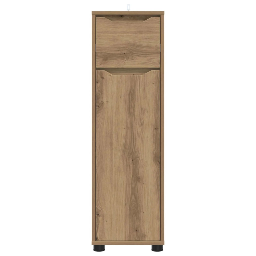 Mobile da Bagno con porta Rovere artigianale 30,5 x 30 x 101 cm 888746