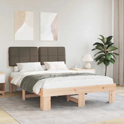 Letto con Testiera Rivestita Talpa 120 x 190 cm Pino massello 877437