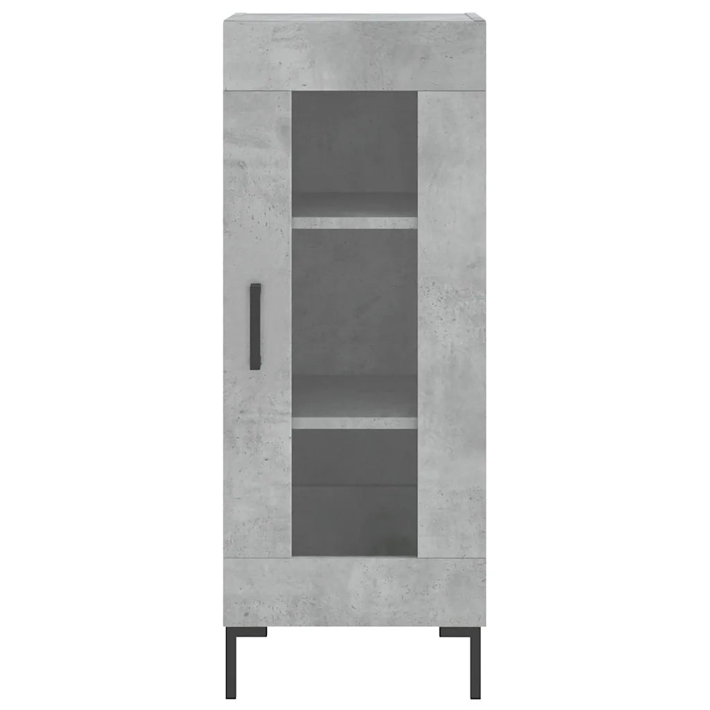 Credenza Grigio Cemento 34,5x34x180 cm in Legno Multistrato 3199045
