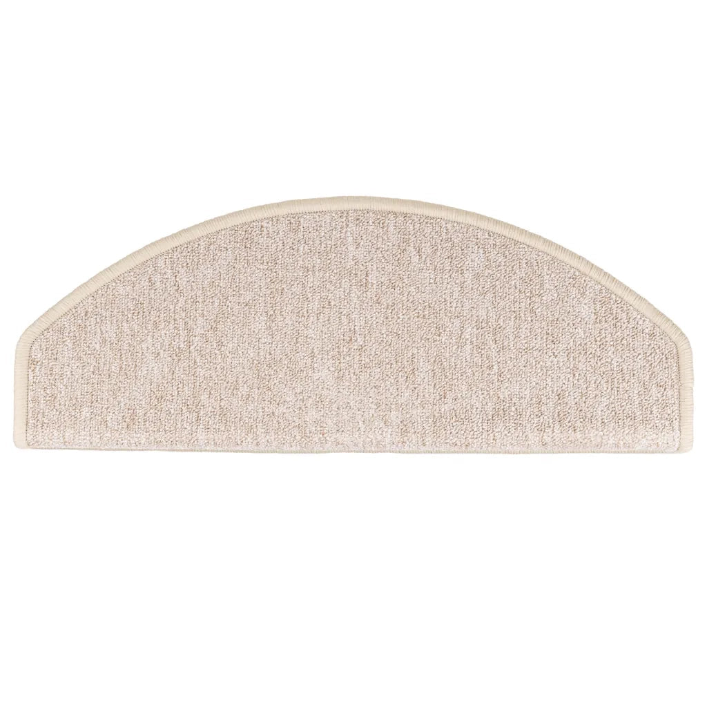 Tappetini per scale 15 pz 65x24x4 cm tortora semicircolari grandi 133890