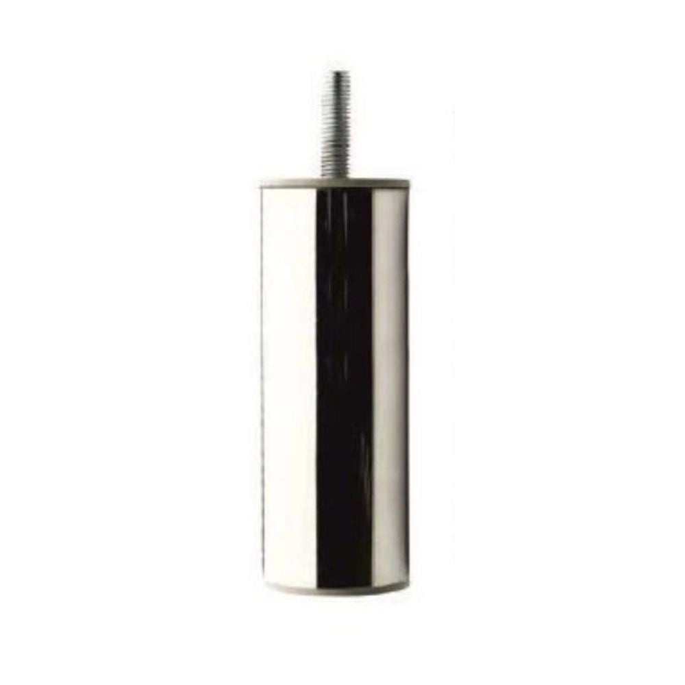 Piede in metallo cromato diametro 4,2 cm altezza 20 cm