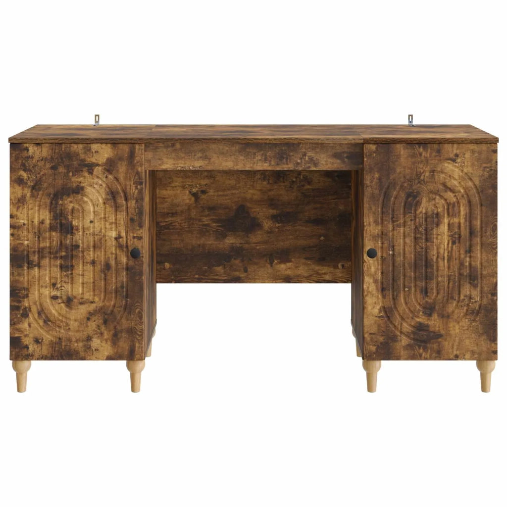 Scrivania Rovere Fumo 142,5 x 50 x 75 cm Legno ingegnerizzato 3414581