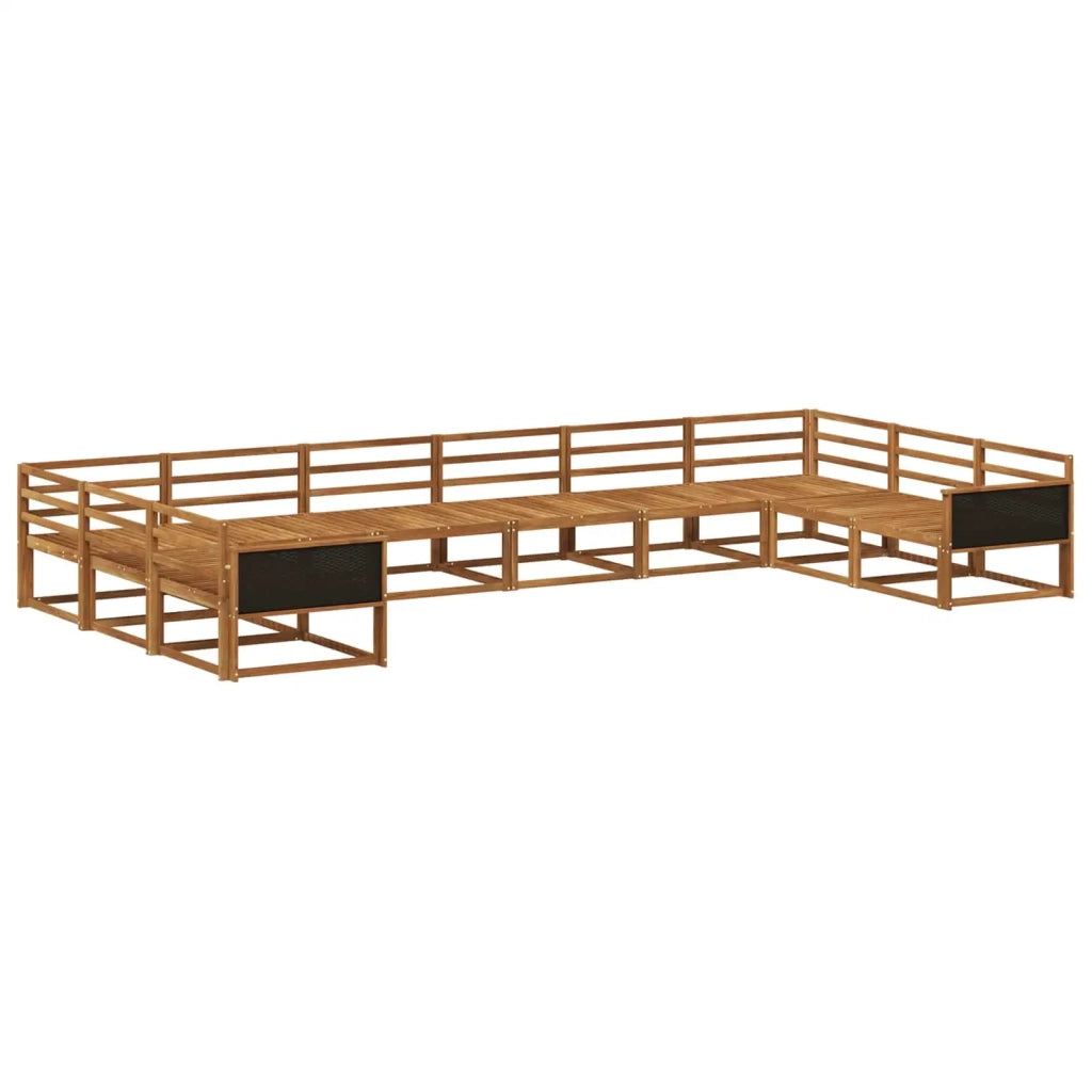 Set di divani da esterno 10 pcs Naturale 3382912