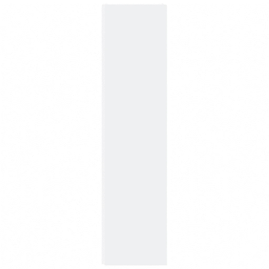 Mobile angolare compatto bianco contenitore 33 x 33 x 132 cm design elegante per soggiorno/camera da letto legno bianco 02_0047972