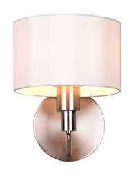 Applique da Interno Attacco E27 in Metallo Nikel Satinato