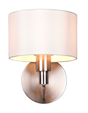 Applique da Interno Attacco E27 in Metallo Nikel Satinato