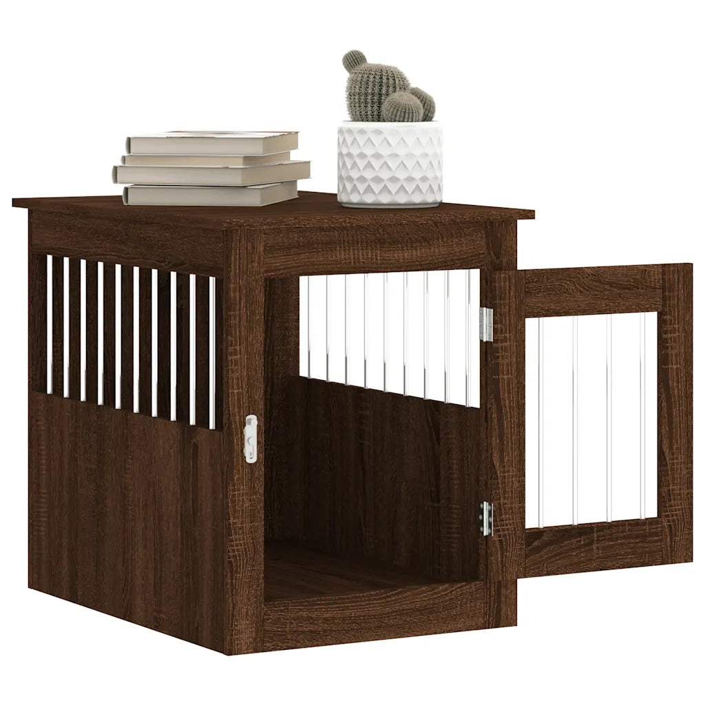 Gabbia Cani Arredamento Rovere Marrone 55x75x65cm Multistrato CFW8670419