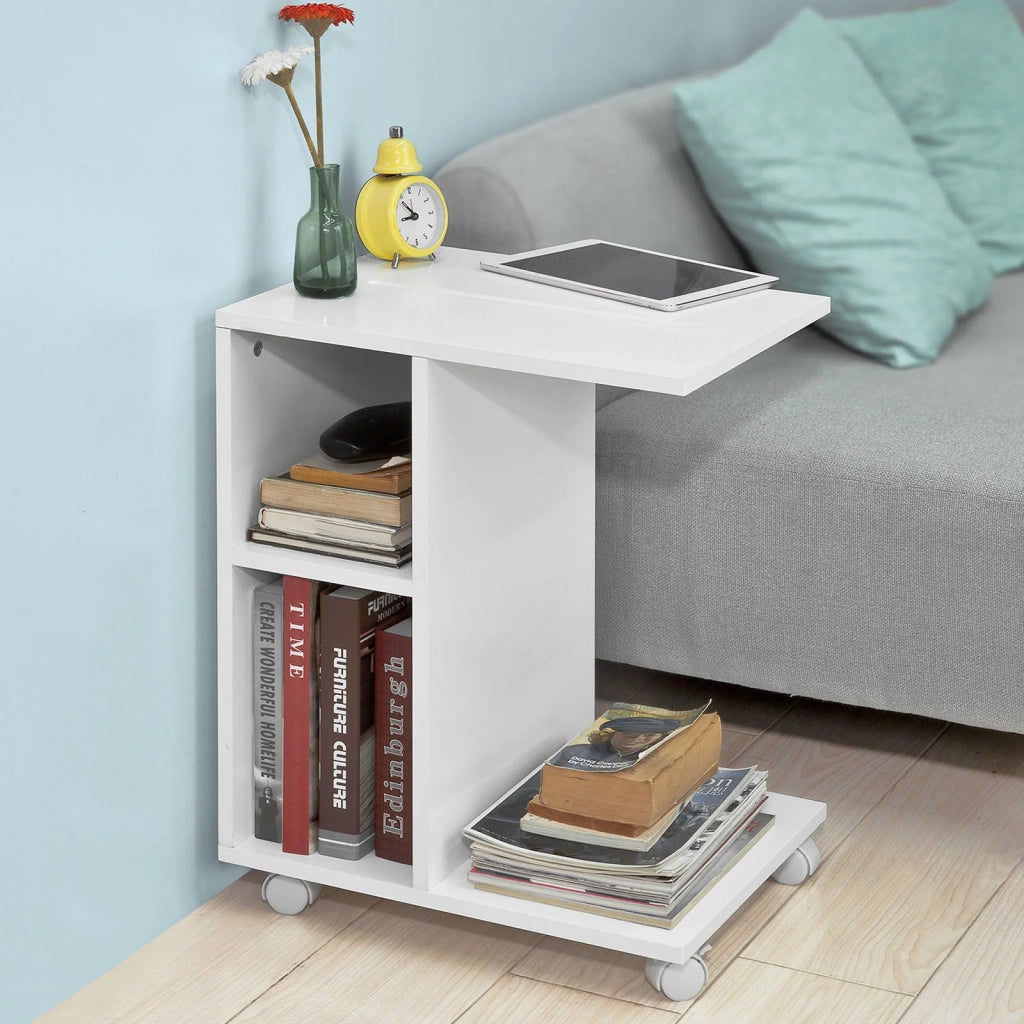 Tavolino Consolle su rotelle,Tavolino da divano,Bainco,FBT48-W