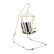 Amaca a poltrona con supporto Sunset a righe Blu H.200/243cm