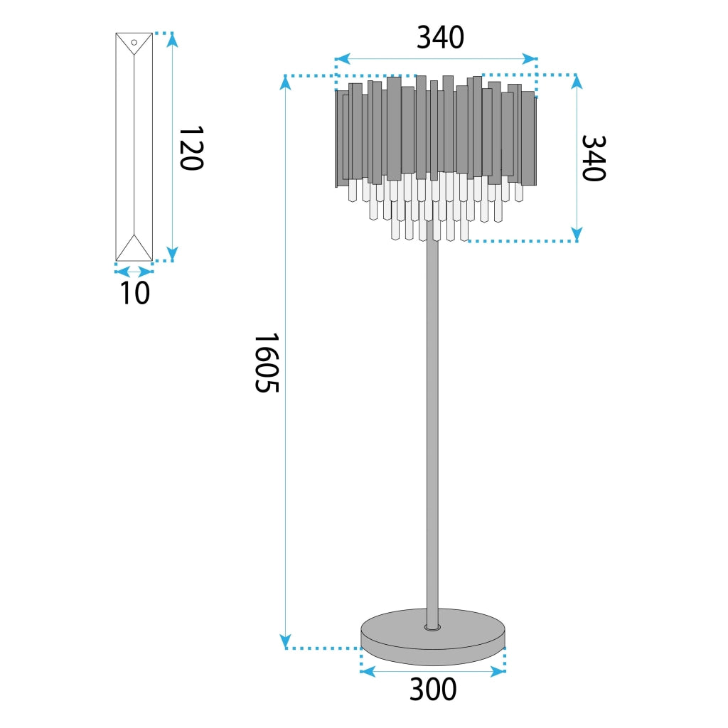 Lampada APP1717-3F Gold