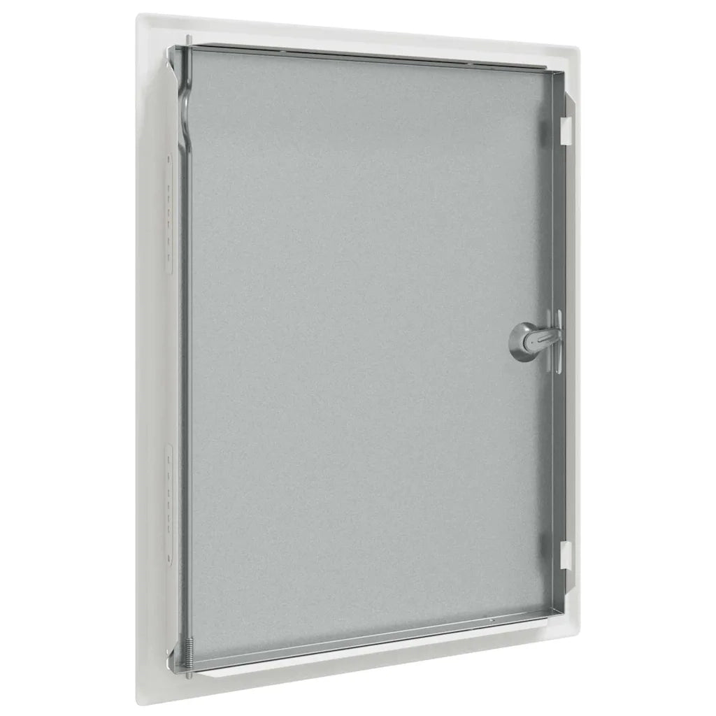 vidaXL Pannello di Accesso Bianco 30 x 40 cm Acciaio