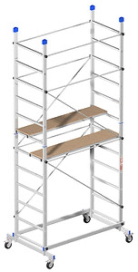 PONTEGGIO TRABATTELLO ALLUMINIO ZEUS 157X100X360H PIANO DI LAVORO CM.198