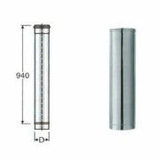 Inox mono parete aisi 316 tubo l .1000 d.080 b08wznh7dw