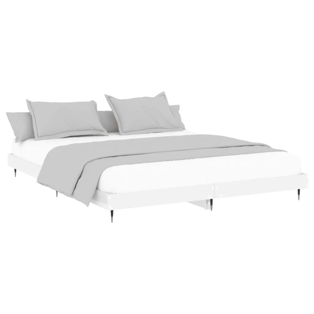 Giroletto Bianco Lucido 140x200 cm in Legno Multistrato 832143