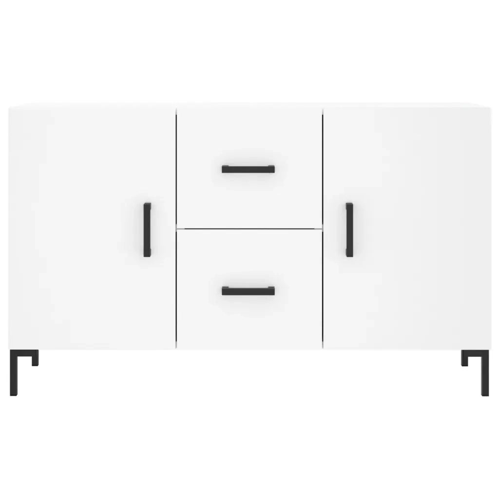 Credenza Bianca 100x36x60 cm in Legno Multistrato 828172