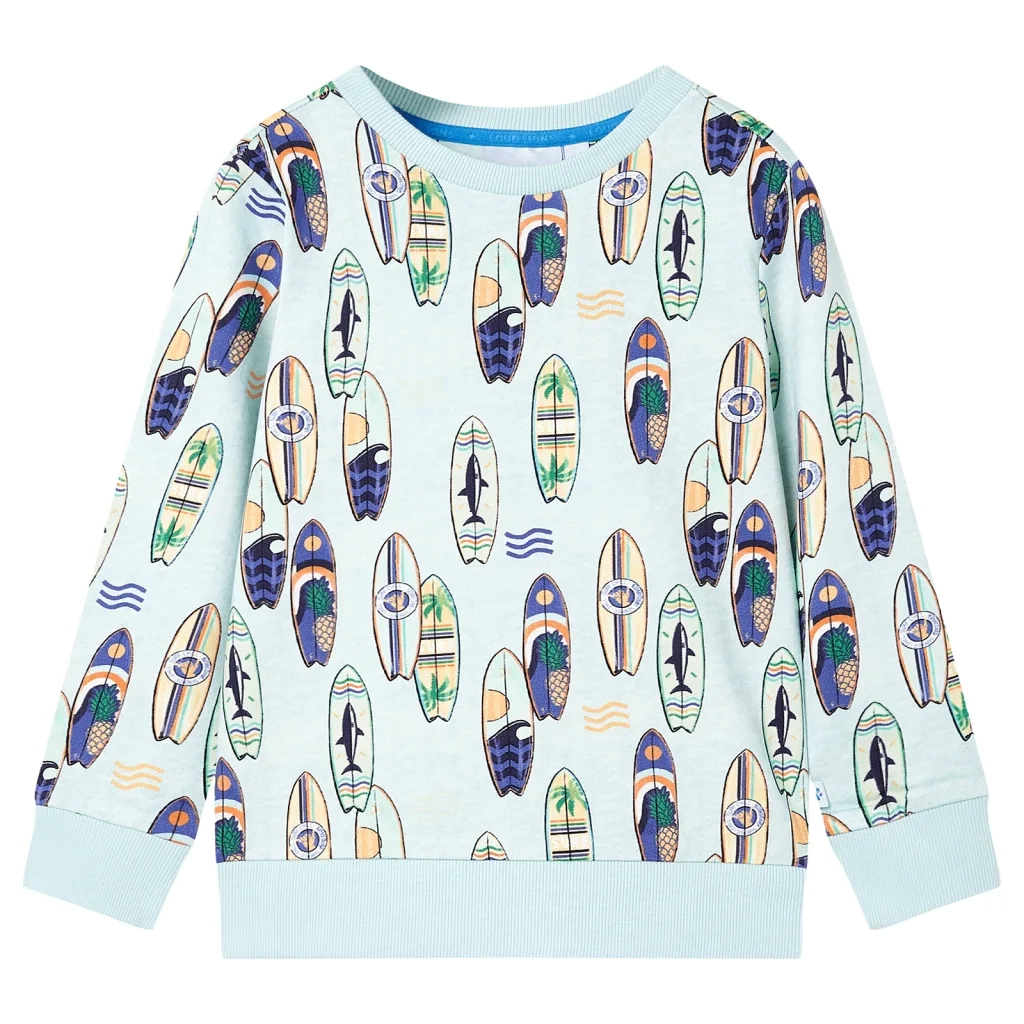 Felpa da Bambino Blu Tenue MÃ©lange 140cod mxl 86754