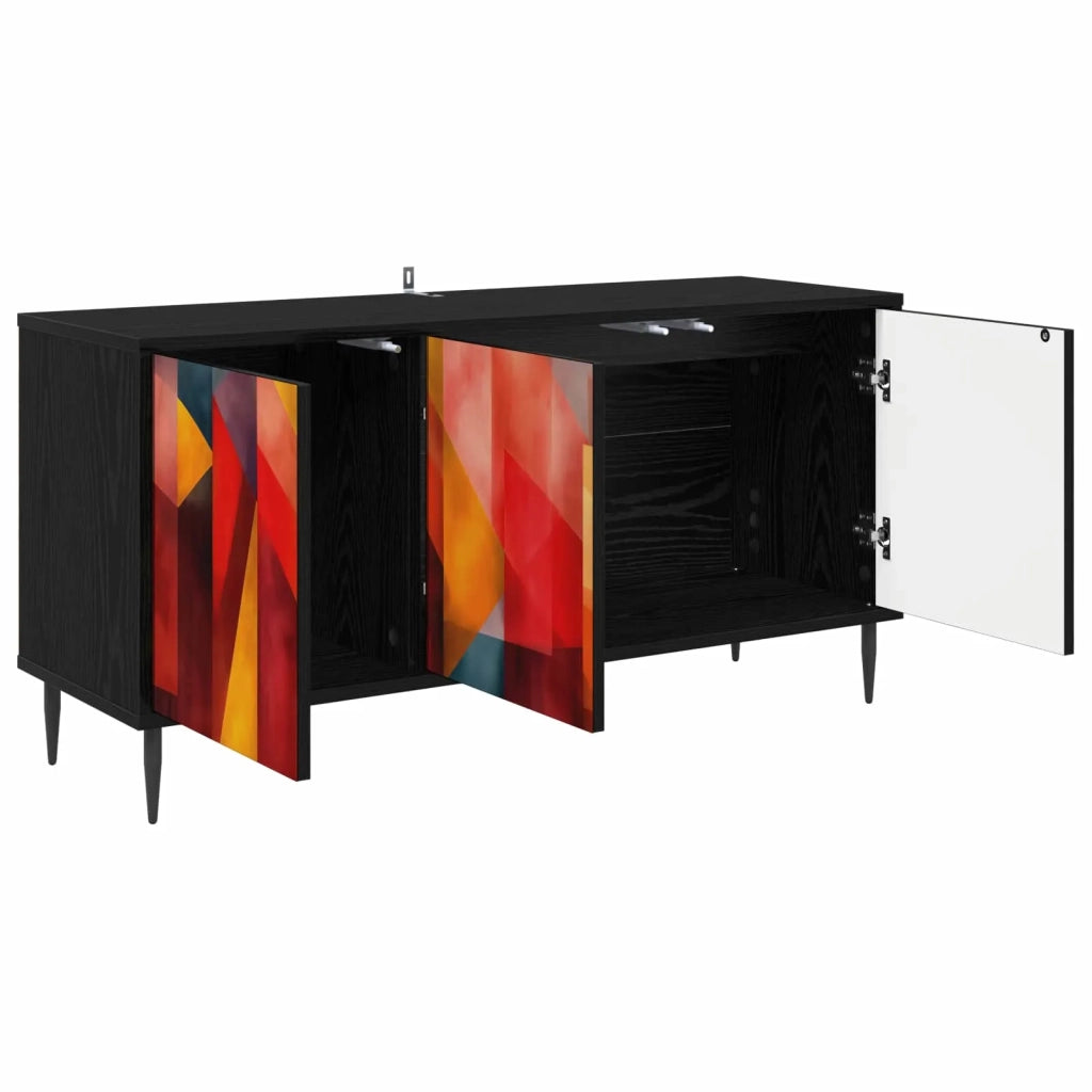 Mobile TV HEESCH 102 x 33 x 51 cm Rovere Nero 8007098