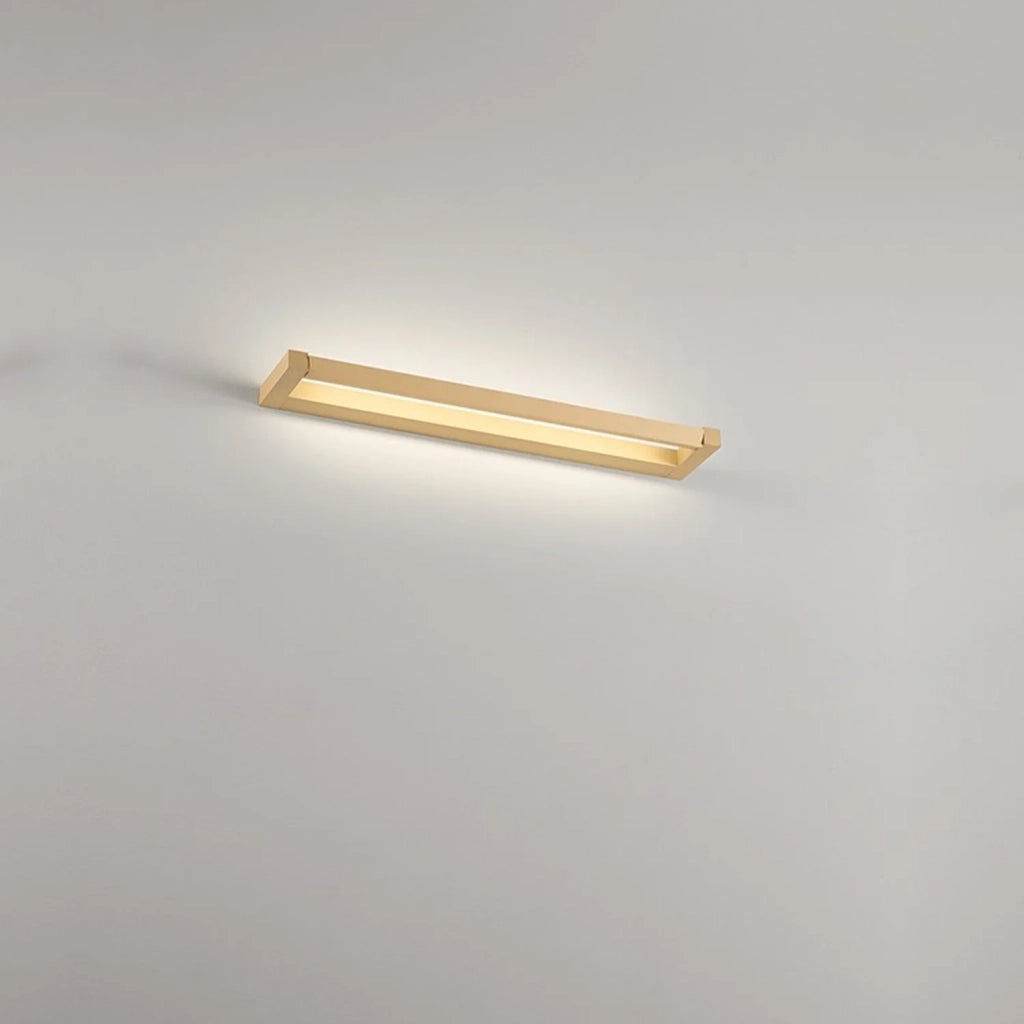Applique Moderna Slim Metallo Oro Led 12W Dimmerabile Ip20