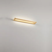 Applique Moderna Slim Metallo Oro Led 12W Dimmerabile Ip20