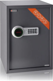 Cassaforte Elettronica Business XL (50x35x36cm) - Con Chiusura a Cifre – Denaro, Gioielli, Oggetti di Valore – 60L di Capacità – Design XXL – Grigio