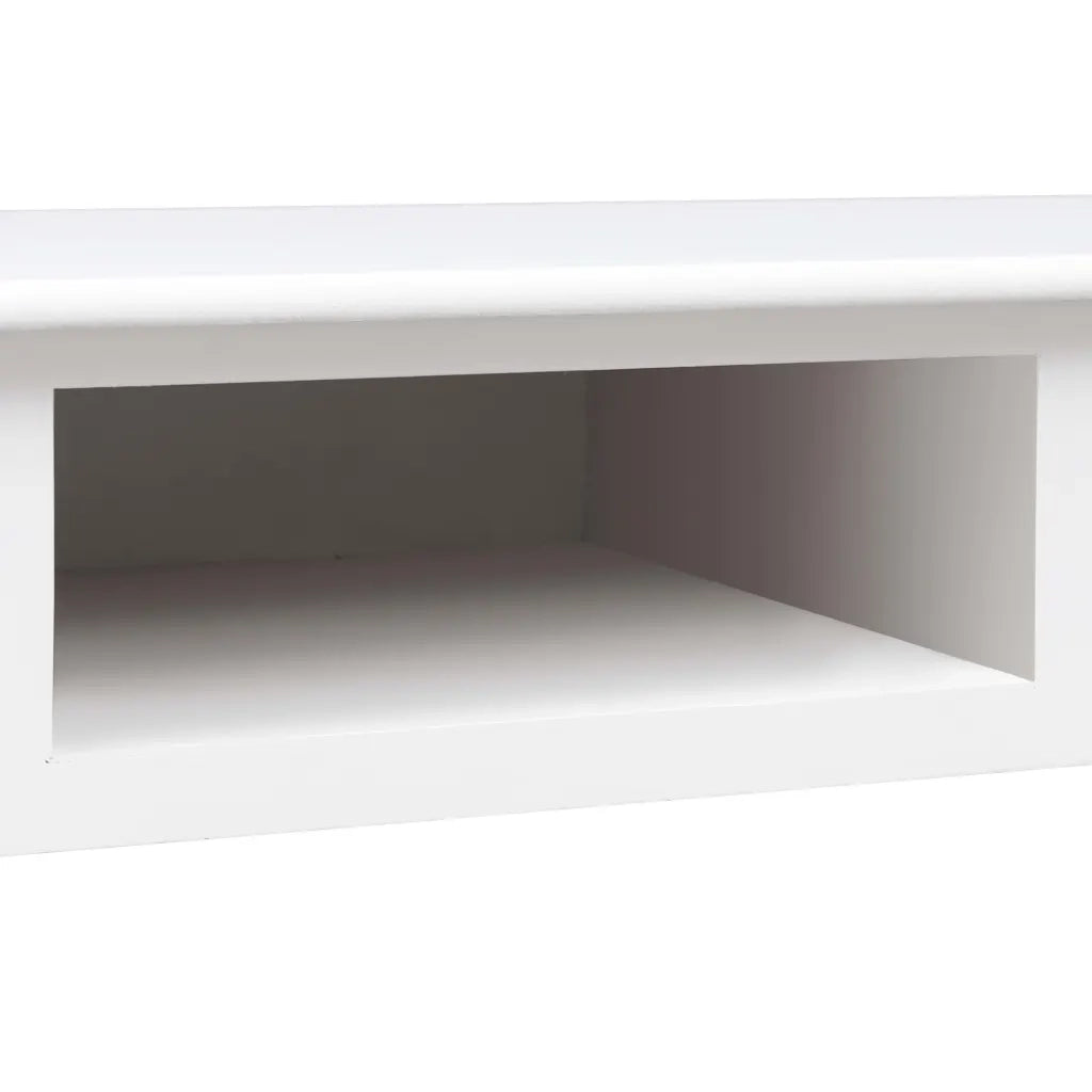 Scrivania Bianca 110x45x76 cm in Legno 284155