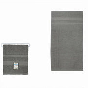 Trade Shop - Asciugamano Da Bagno Telo In Cotone Morbida 70 X 140cm 410gr Colore Grigio 79501 -