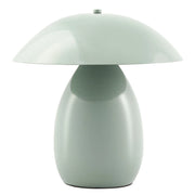 Lampada da tavolo verde chiaro con base in ferro 30 cm a una luce design moderno accessori per il soggiorno
